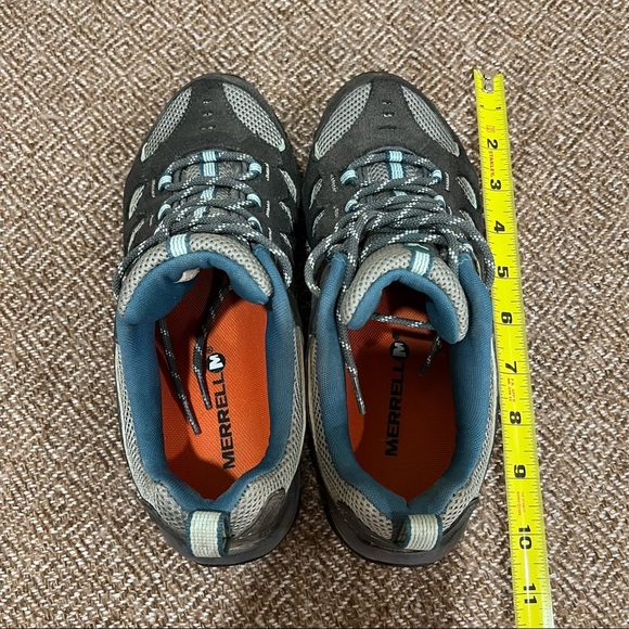 Merrell Women's Gray Granite eggshell Ridgepass Hiking Shoe Sz 9.5 Gorpcore EUC - Picture 7 of 8